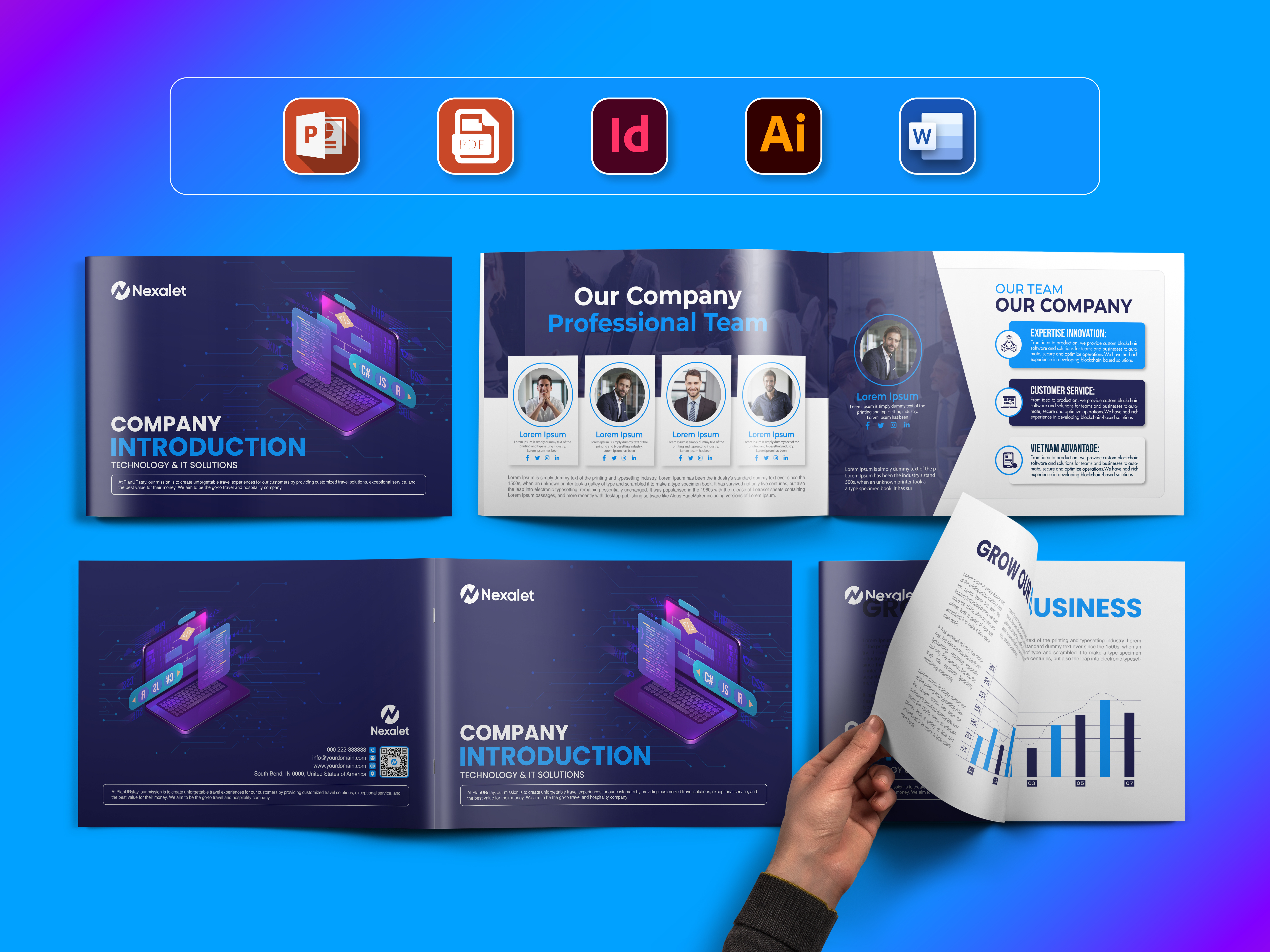 Example of Presentation | Company Profile | Booklet