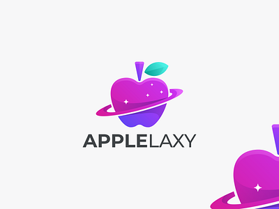 APPLELAXY app apple coloring apple galaxy design graphic apple galaxy logo applelaxy branding coloring design graphic design icon illustration logo