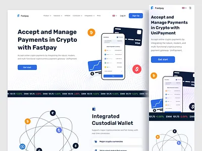 Crypto Currency Full Live Website bitcoin blockchain crypto crypto currency crypto landing page crypto website finance finance landing page finance website home page saas saas landing page ui design uiux web design web3