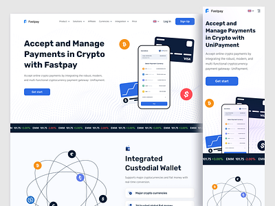 Crypto Currency Full Live Website bitcoin blockchain crypto crypto currency crypto landing page crypto website finance finance landing page finance website home page saas saas landing page ui design uiux web design web3