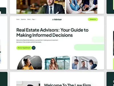 reAdvisor - Law Firm & Personal Webflow Template agency branding business cms consultancy corporate landing page law firm personal responsive ui website