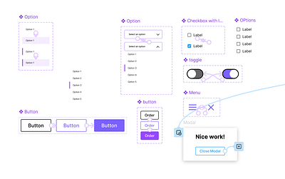 Interactive Components animation design micro animation ui ux