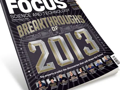 BBC Focus cover lettering magazine typography