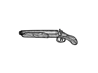Shoot it illustration sawed off shotgun shotgun