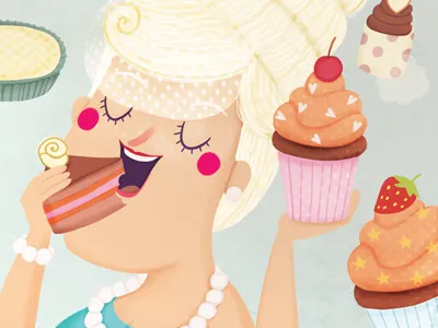 Nom Nom digital illustration