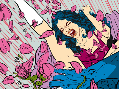 Valentine´s mandatory promo piece (WIP) comics digital hate ink love roses valentine zas