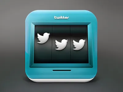 Twitter slot machine android app design application design bird blue facebook icon illust illustrator ios machine mobile mobile app slot slot machine twitter ui user experience ux