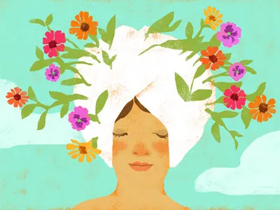 Green Salons flowers green luxury relax salons woman