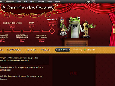 Óscars 2013 2013 cinema meo oscars sapo timeline óscares