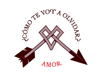 ¿Cómo te voy a olvidar? arrow heart