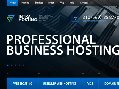 Intra art direction interface logo ui web design