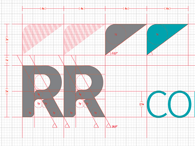 RR Consultoria branding logo type