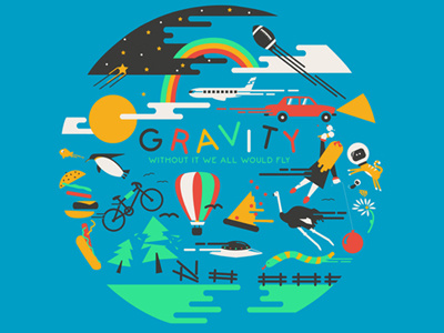 Thanksalot Gravity illustration vector