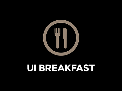 UI Breakfast Project consulting logo minimalist personal project