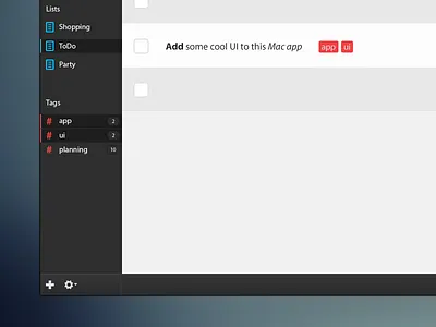 Lower Left app mac mac app ui