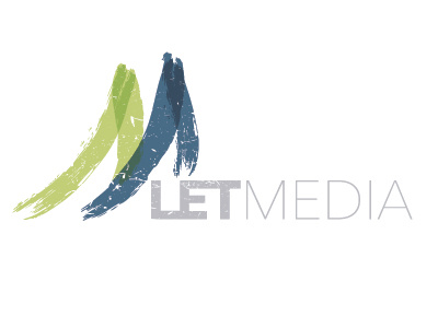 Let Media WIP logo mountains sail