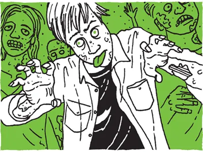 Portrait of the artist as a zombie