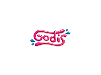 Godis (candy's) 3d blink blob brand candy design drop godis godis24 graphic icon identity lick logo reflection shine sign suck sweet sweets symbol taste tear web