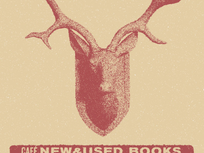 Deer deer old stipple vintage