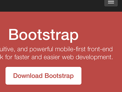 Download Bootstrap bootstrap css gray helvetica neue html mobile first red white