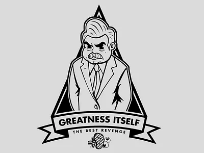 Ron Swanson: The definition of greatness. bacon illustration parks recreations ron swanson steak swanson