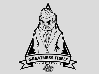 Ron Swanson: The definition of greatness. bacon illustration parks recreations ron swanson steak swanson