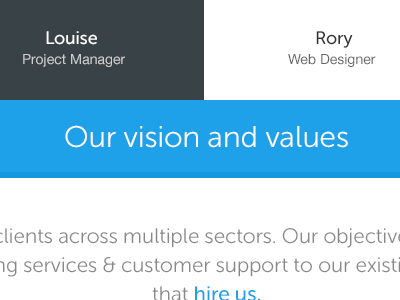 Our vision and values