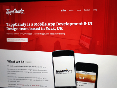 TappCandy.com update! apps iphone mobile portfolio tappcandy update v2 website