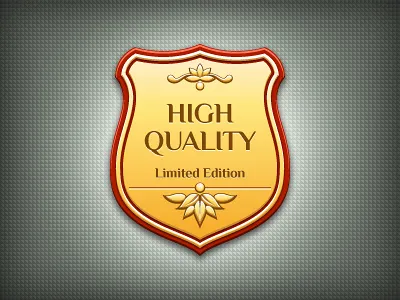 Golden Badge badge golden royal