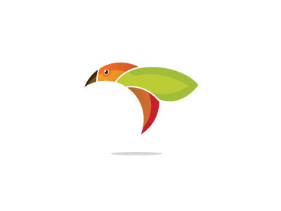 Humming Parrot animal beak bird color flight fly humming parrot shape