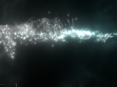 sparkle power c4d particles vfx