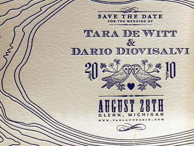 Wedding Invitation barn illustration letterpress love owls print save the date savethedate type typography wedding wedding invitation wedding invite woodgrain