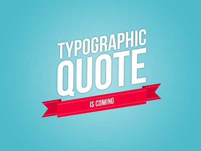 TQ blue quote typography