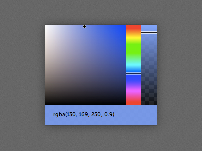 minimal chrome color picker alpha color color picker