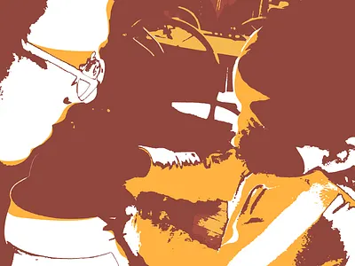 Posterizing Adornment design flat design graphic design illustration poster posterize vector