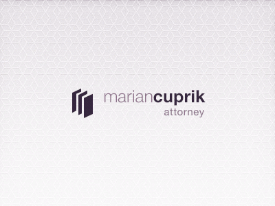 Marián Čuprík | attorney logo abstract atomic duo attorney business corporate custom logo design design identity law lawyer local logo minimalism modern simple slovak