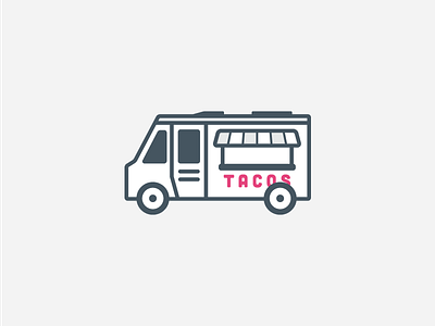 Taco Truck cubano food truck goodness icon tacos