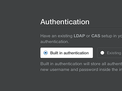 Authentication checked css github gray helvetica neue html radio white