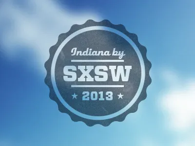 Indiana by SXSW 2013 2013 indiana seal stamp sxsw texture