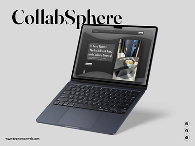 Collabsphere - Landing page dribbble landingpage like mockup new productdesugn shots uiux webdesign