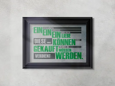 TYPOGRAPHY POSTER DESIGN frame graphic design logo poster design typography poster wall art