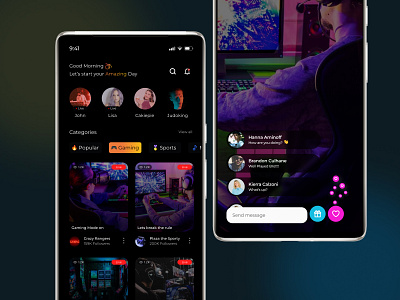 Live Streaming App Mobile Design 🎥 best app development firm best ui design company custom app development company hire dedicated developers live streaming app design mobile app design mobile app development agency mobile app development company ui design company ui ux app design ux design company