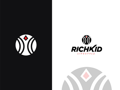 Richkid Logo Design design graphic design letter logo logo logo design logo designer minimal logo richkid richkid logo text logo