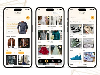 Fashion E-Commerce App animation app design b2b ecommerce fashion ios item list marketplace mobile app mobile design online e shop search sell shopify shopping startup store ui design ui ux design