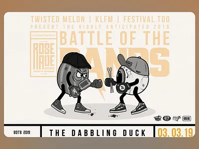 Battle of the Bands Showdown Illustration 2019 art art design artist artwork bands showdown battle creative creative design creativity festival illustratd illustration illustration design insparation inspire inspired music festival rose ave the dabbling duck