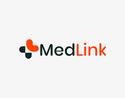 MedLink Logo Design brand identity branding design graphic design illustration logo logo brand logo cusotm logo design logo designer logo inspirations logo mark med logo medical logo monogram professional logo unique