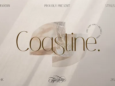 Coastine - Chic Modern Font advertising century chic chic font coastine chic modern font display fonts elegant font design font display logo fonts modern modern font modern fonts popular stylish font summer font website fonts