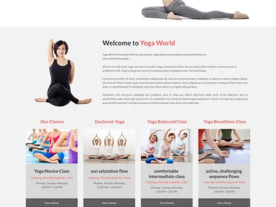 YOGA website branding graphic design ui
