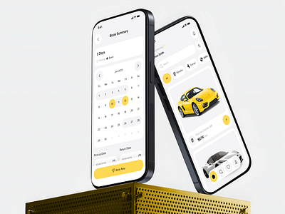 Car Rental Mobile App auto automotive best ui car car app car rental car rental app concept luxury app mobile mobile app mobile app design mobile ui rent rental service vehicle