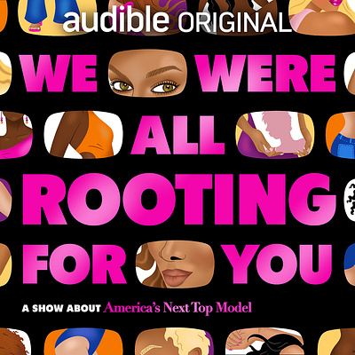 Rooting For You X Alyah Holmes audiobook beauty bold digital graphic lettering women